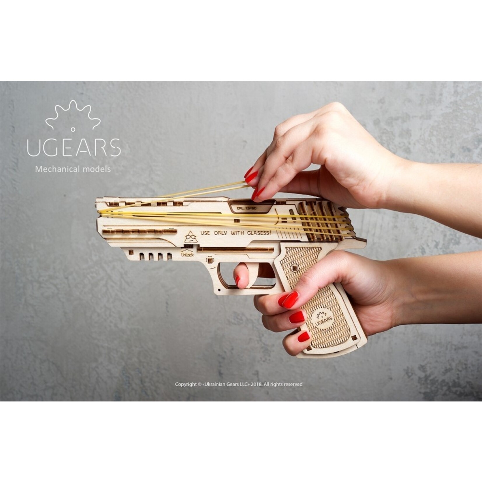 UGears Wolf-01 Handgun