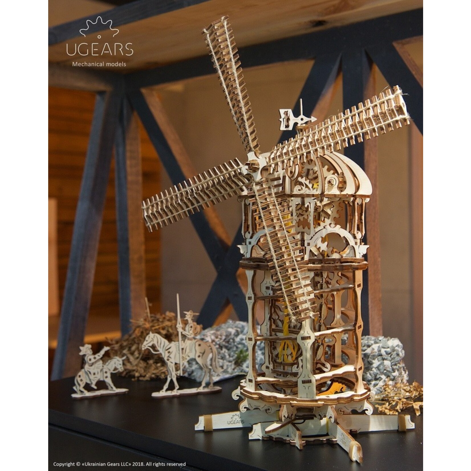 UGears Tower Windmill
