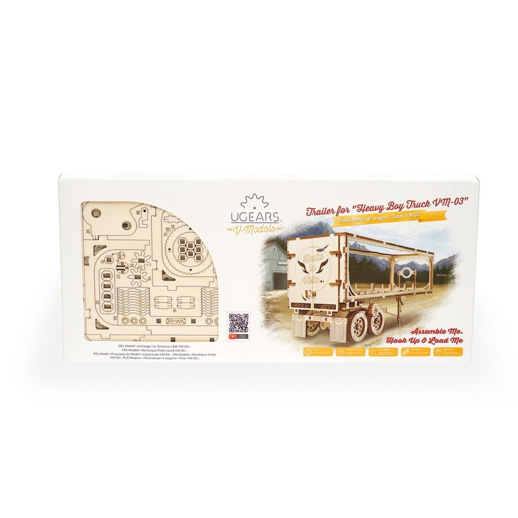 UGears Trailer for Heavy Boy Truck VM-03