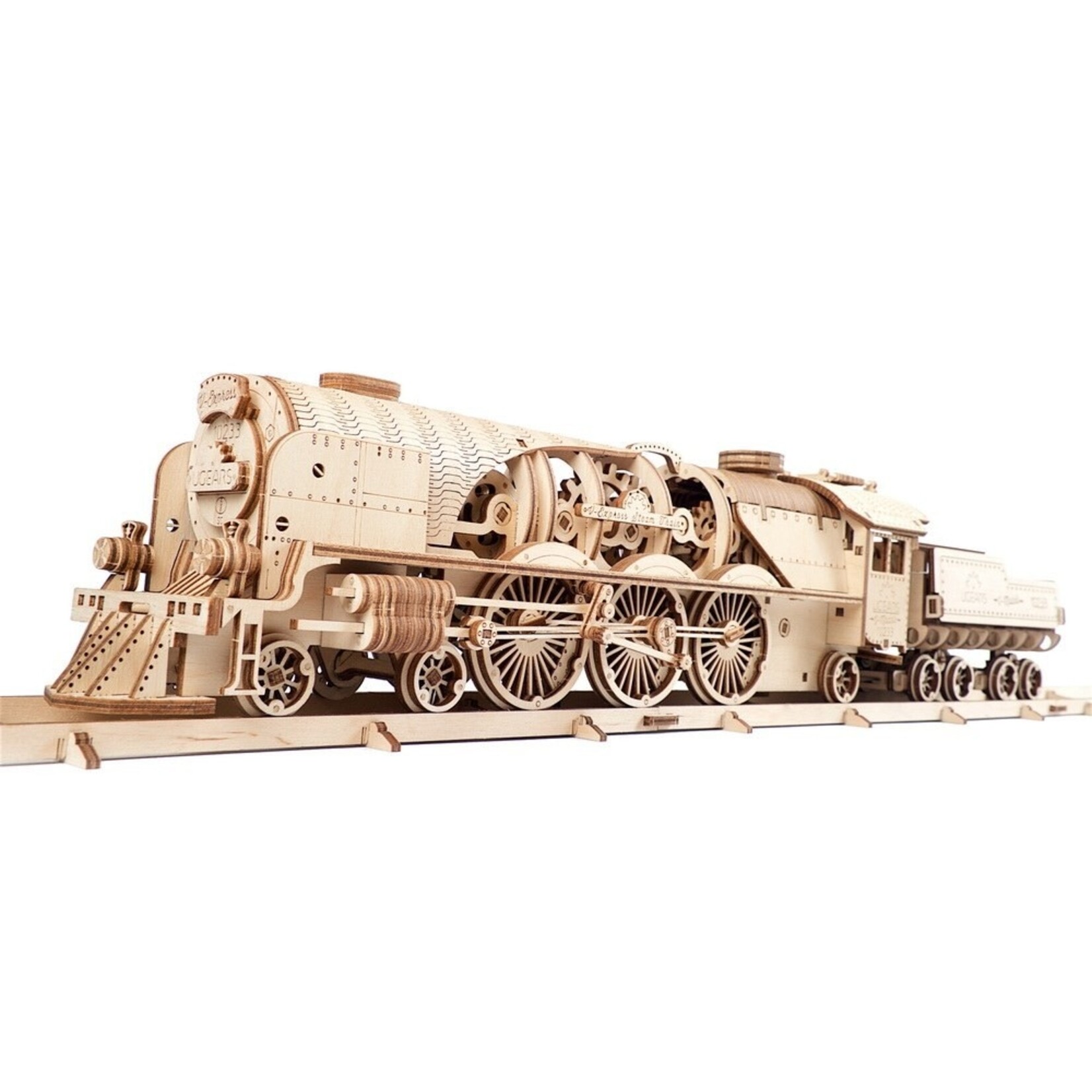 UGears V-Express Steam Train with Tender