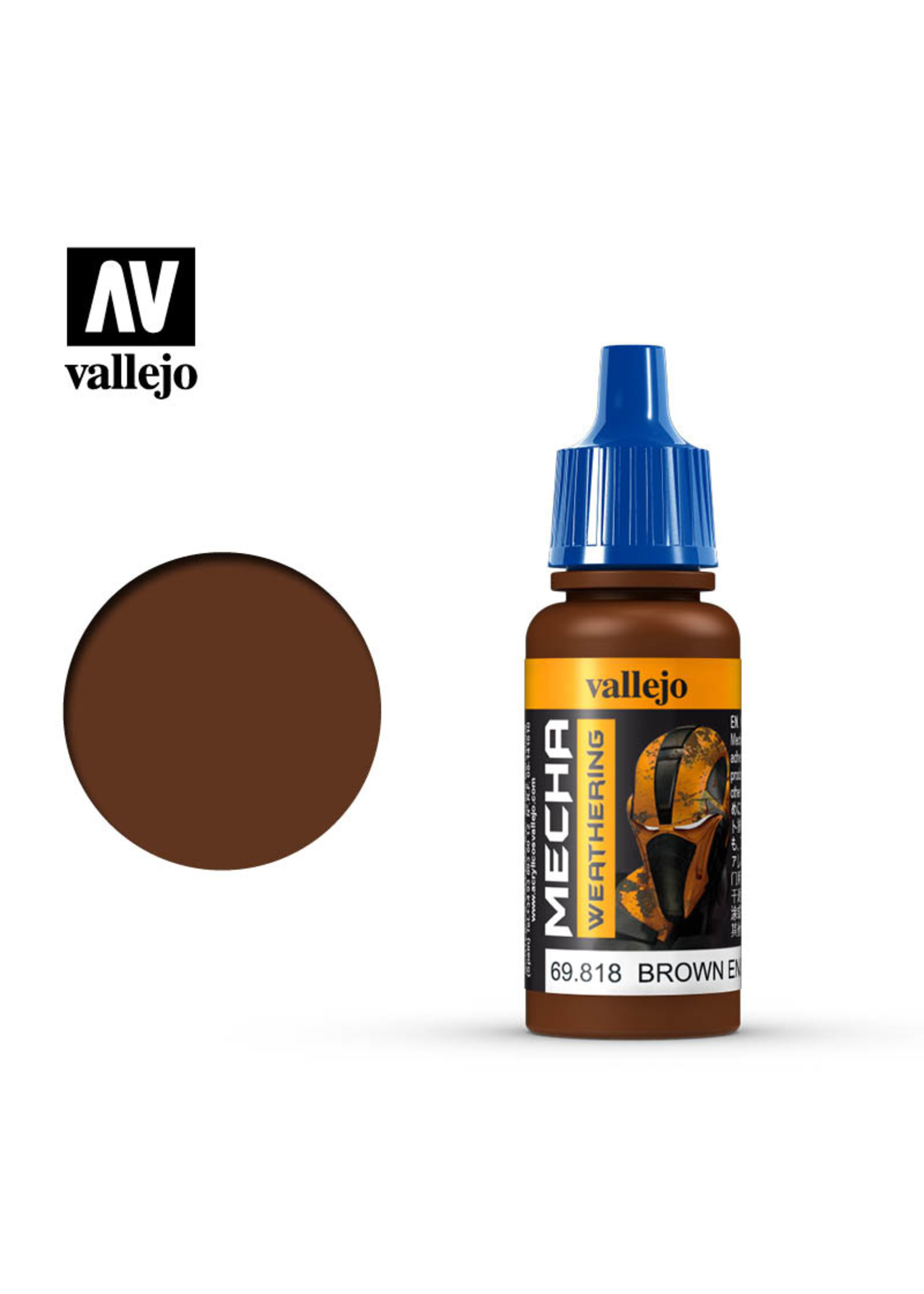 Vallejo 69.818 - Mecha Brown Engine Soot