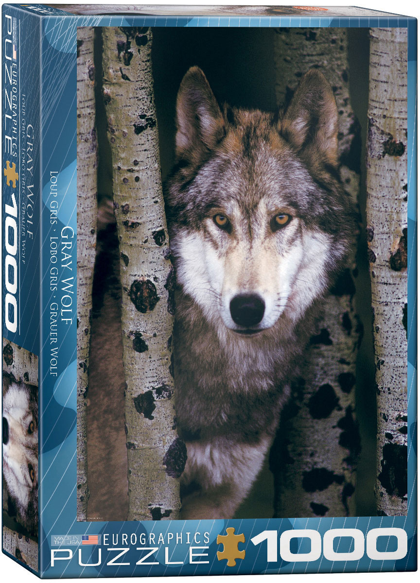 Gray Wolf - 1000 Piece Puzzle