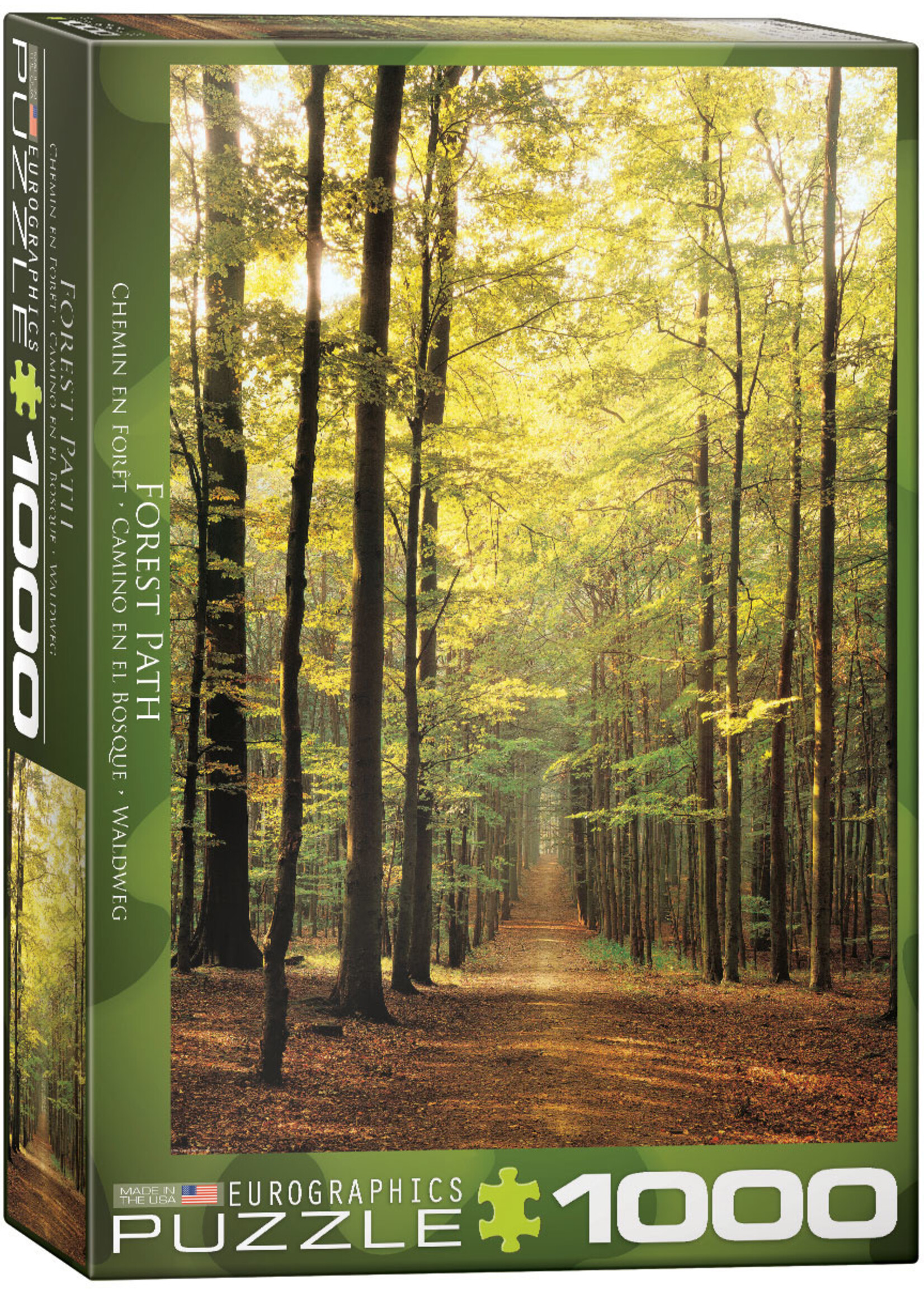 Eurographics Forest Path - 1000 Piece Puzzle