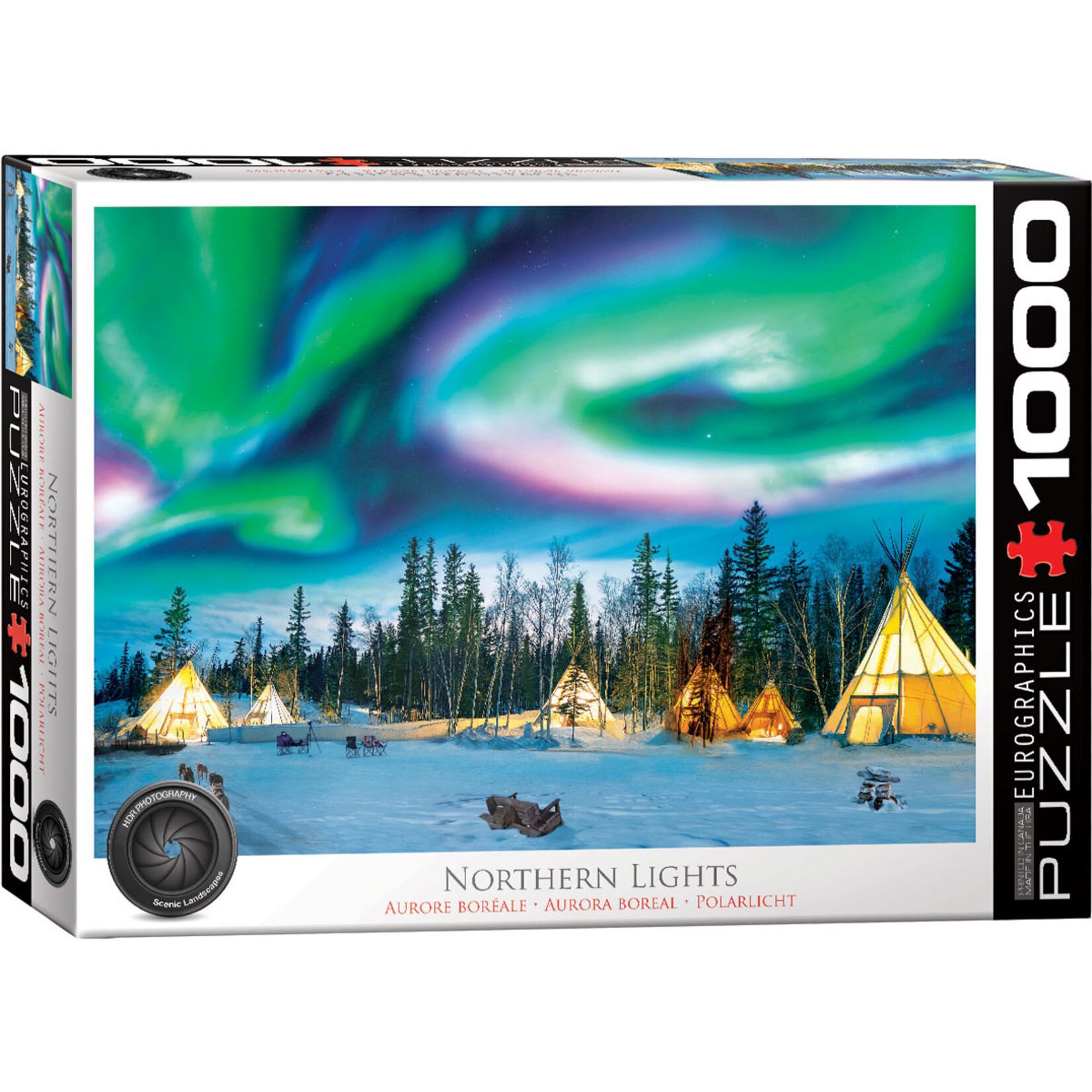 Eurographics Northern Lights - Yellowknife - 1000 Piece Puzzle