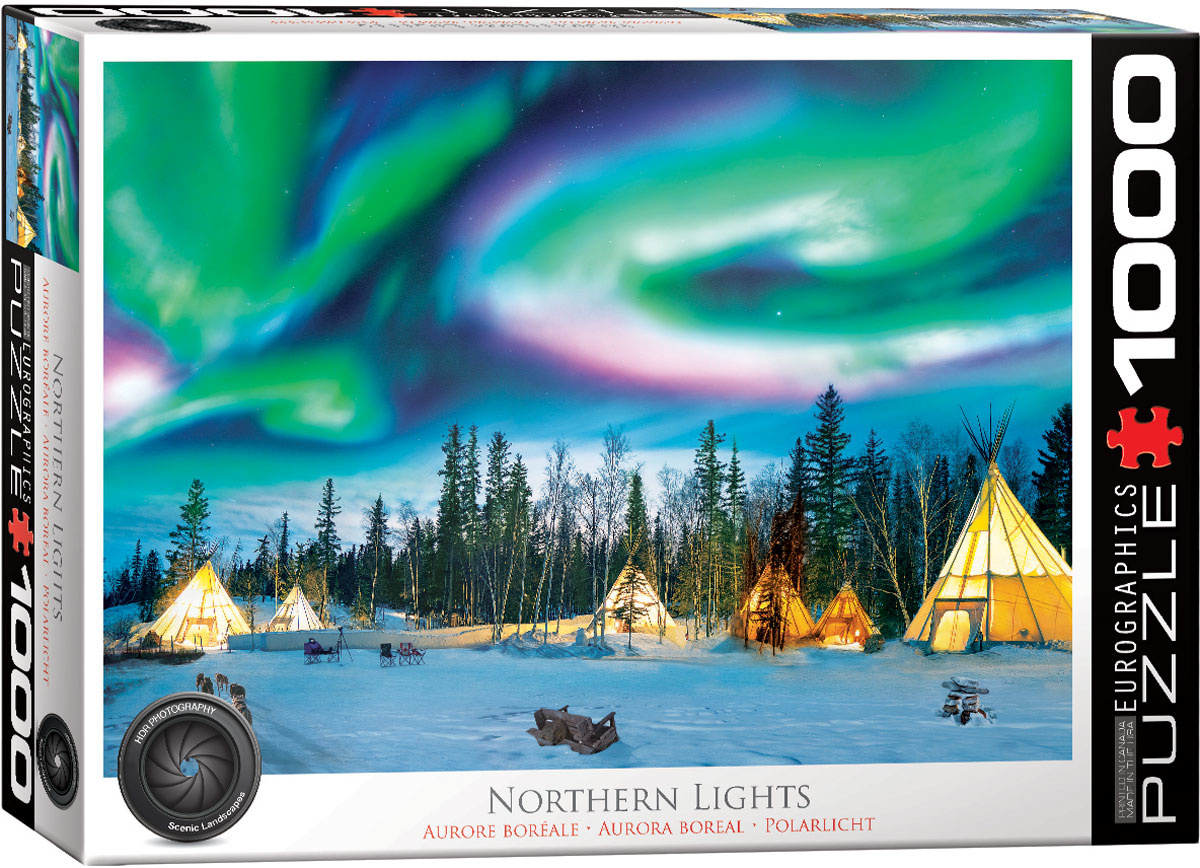 Northern Lights - Yellowknife - 1000 Piece Puzzle