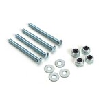 Dubro 176 -  Bolt & Lock Nut Set, 4-40 x 1-1/4 (4)