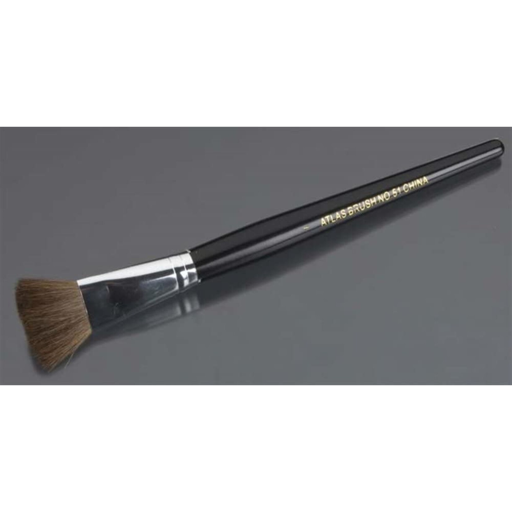 Atlas Brush Co. 51-I-1 - Camel Hair Flat Brush 1"