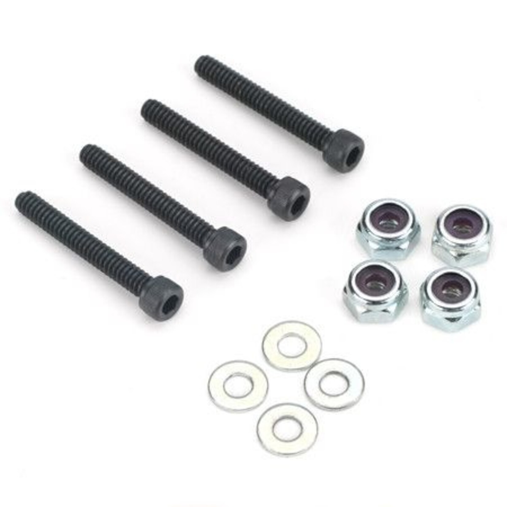 Dubro 179 - Socket Bolts with Nuts, 6-32 x 1" (6)