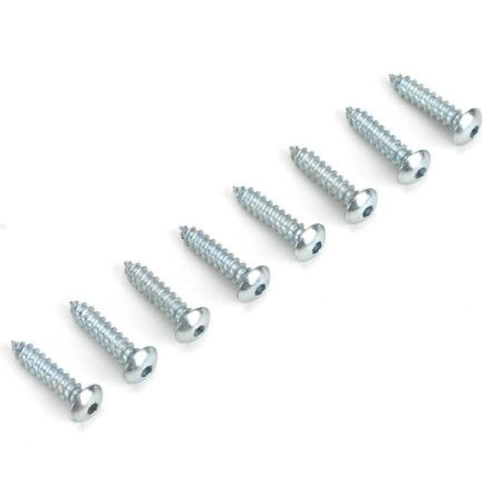 Dubro 527 - Button Head Screws, 4 x 1/2" (8)