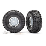Traxxas 8166 - 1.9" Chrome Wheels / Canyon Trail 4.6x1.9” Tires