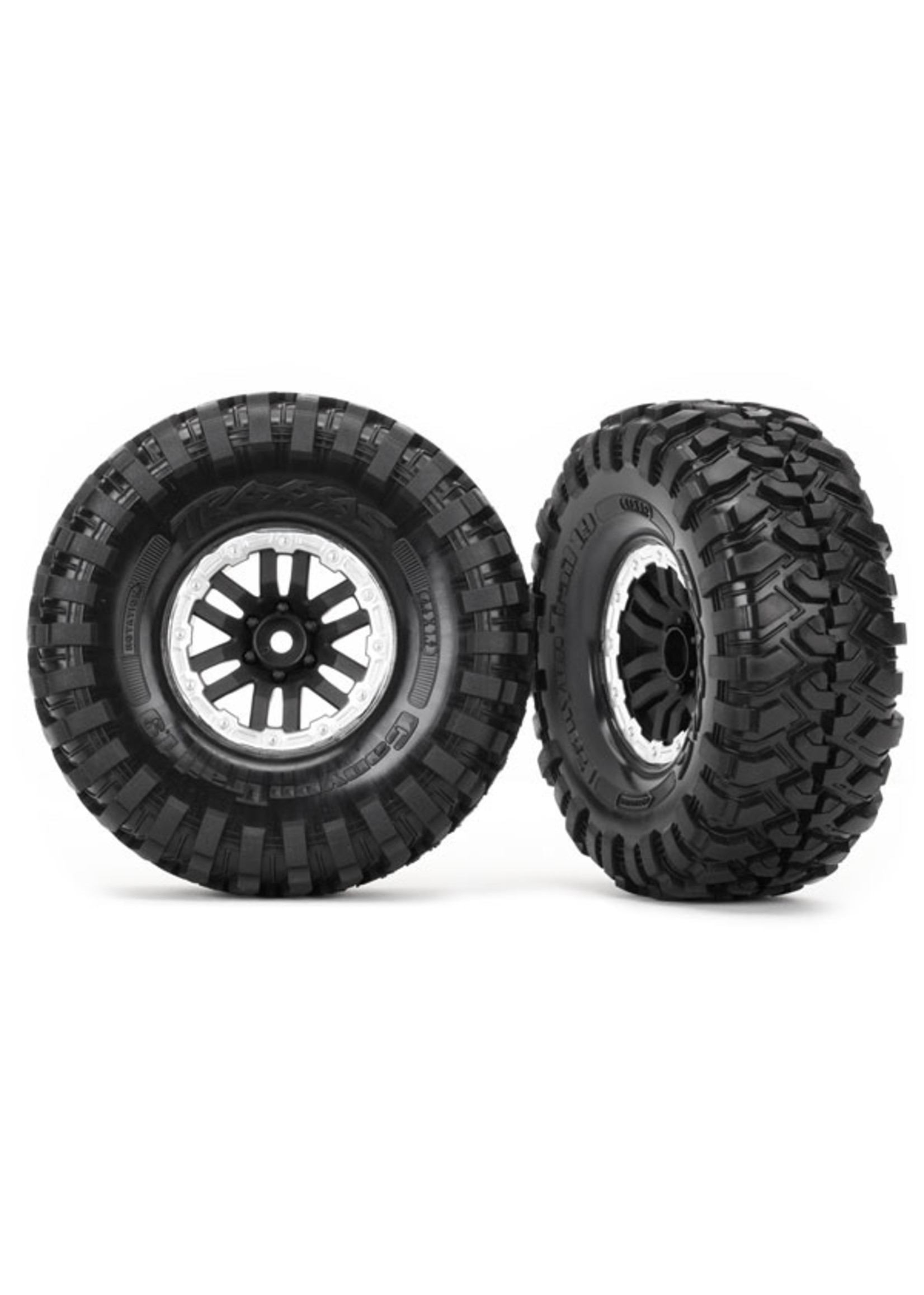 Traxxas 8272X - TRX-4® 1.9” Satin Beadlock Wheels / Canyon Trail 4.6x1.9” Tires