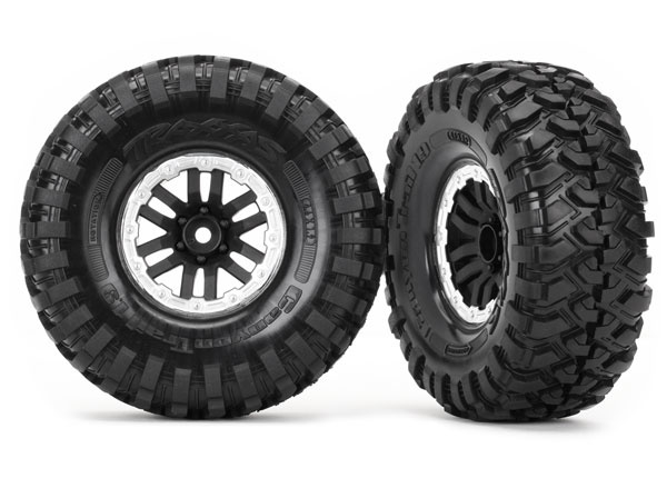 8272X - TRX-4® 1.9” Satin Beadlock Wheels / Canyon Trail 4.6x1.9” Tires