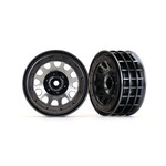 Traxxas 8171 - Method 105 2.2" Black Chrome Beadlock Wheels