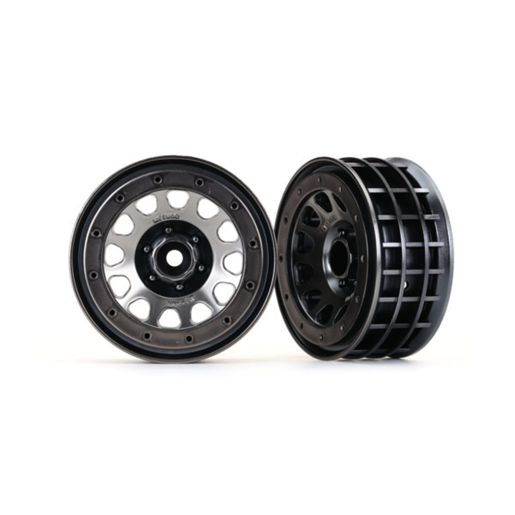 Traxxas 8171 - Method 105 2.2" Black Chrome Beadlock Wheels