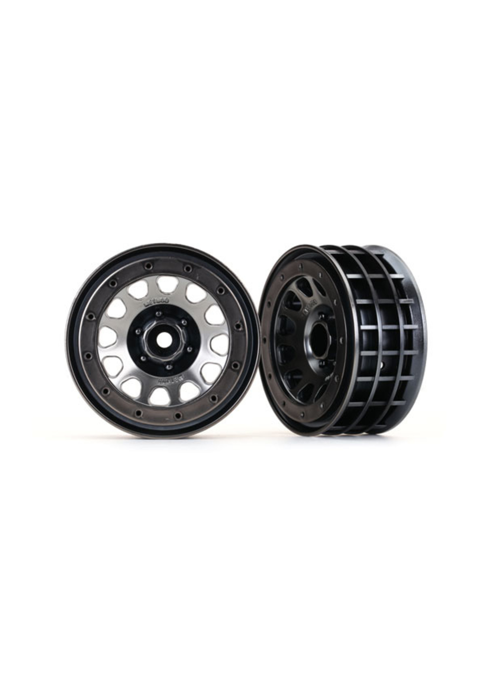 Traxxas 8171 - Method 105 2.2" Black Chrome Beadlock Wheels