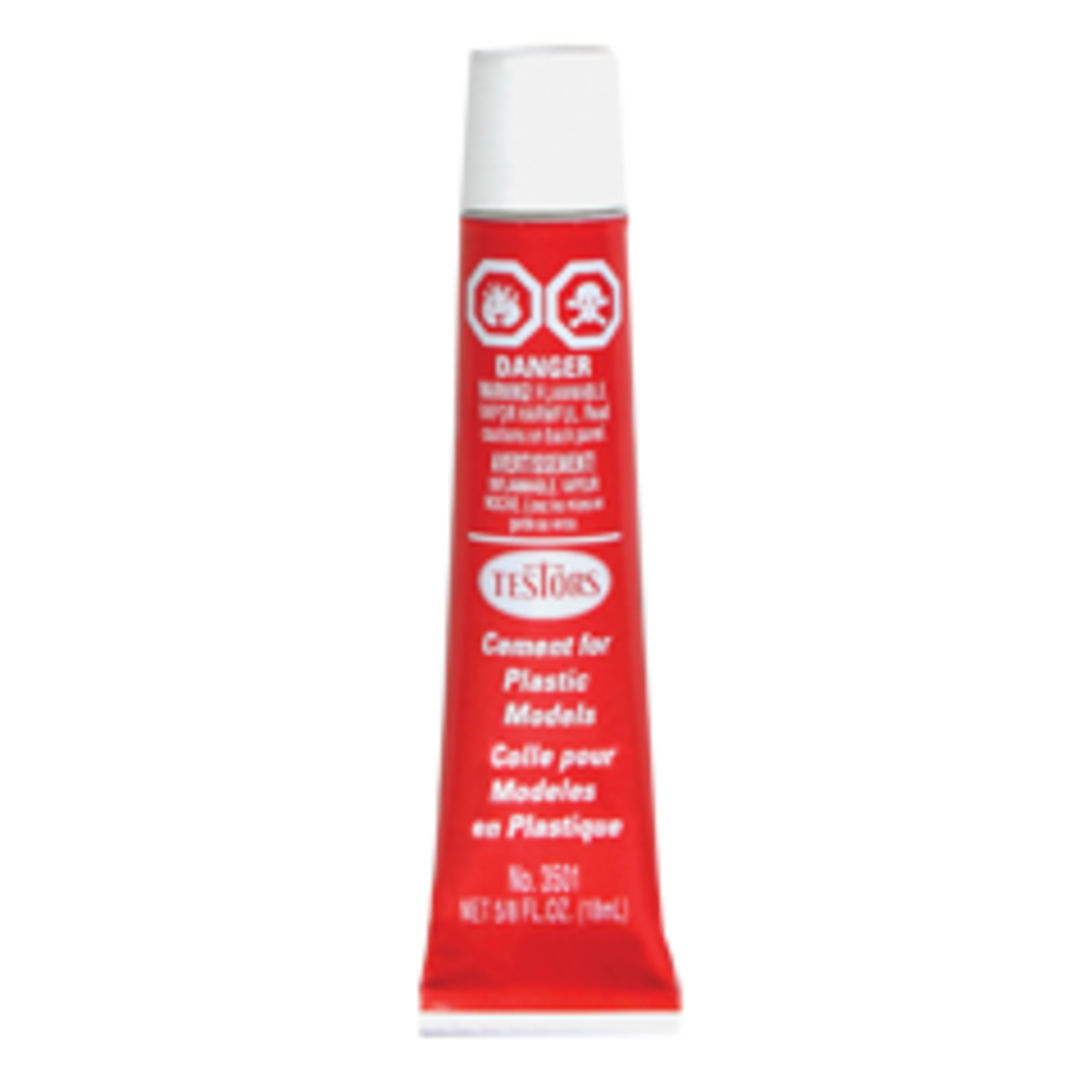 Testors 3501X - Plastic Cement, 5/8 oz