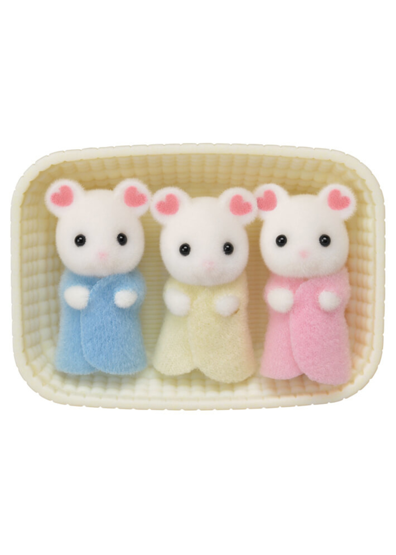 Calico Critters Marshmallow Mouse Triplets