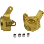 Hot Racing HRASXTF21H - Brass Front Steering Knuckle: SCX24
