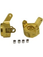 Hot Racing HRASXTF21H - Brass Front Steering Knuckle: SCX24