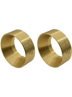 Hot Racing HRASXTF2612H - 9g Brass KMC Machete Wheel Weights: SCX24