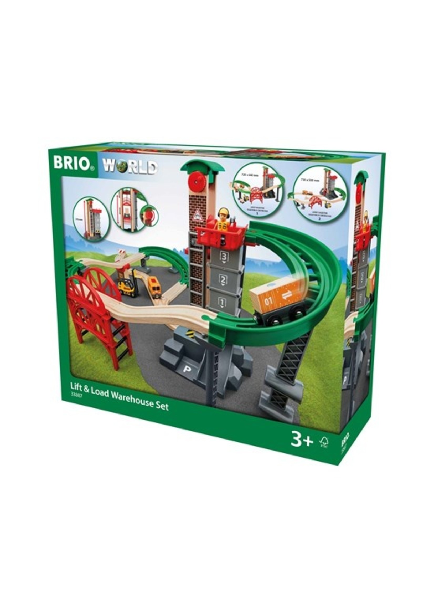 Brio 33887 - Lift & Load Warehouse Set