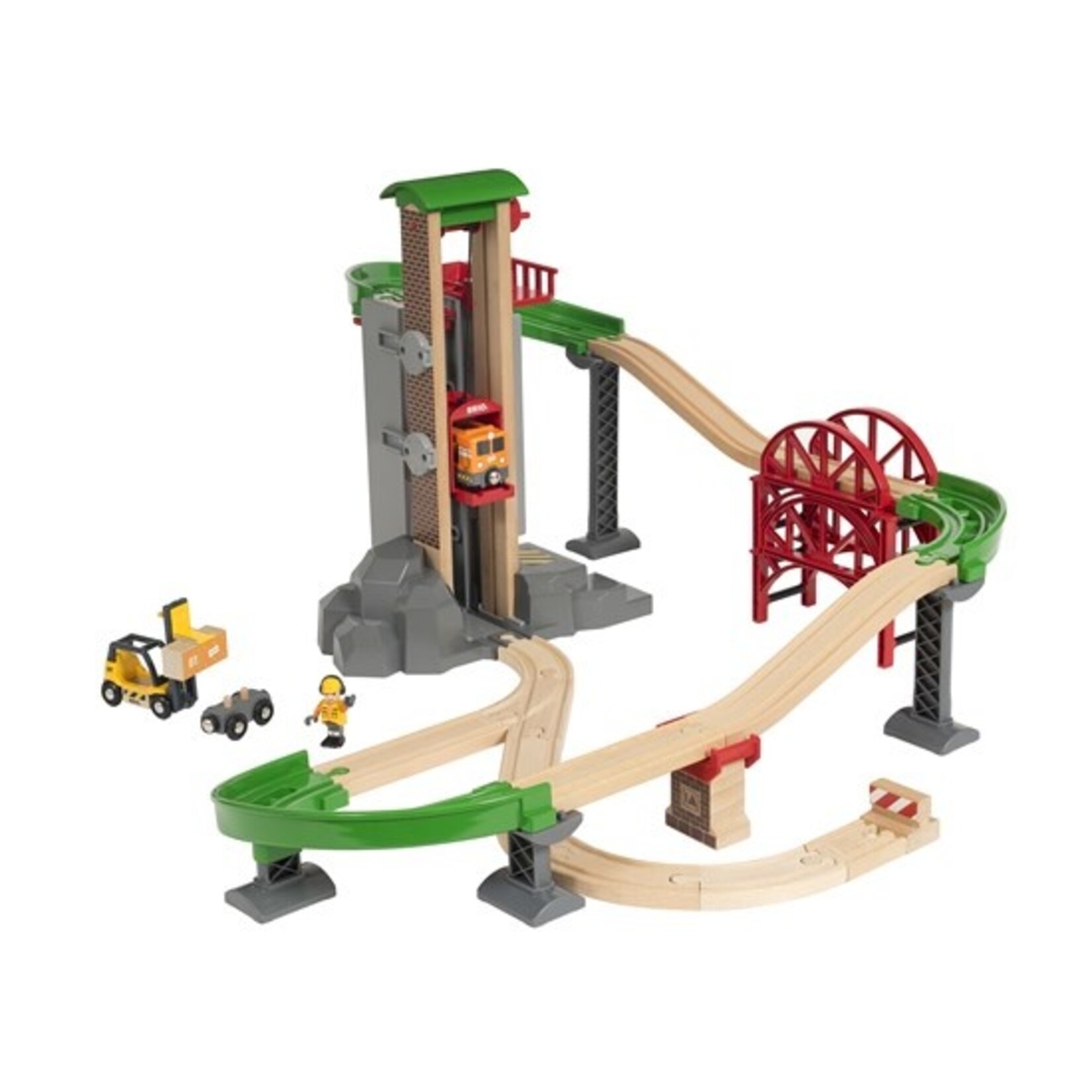 Brio 33887 - Lift & Load Warehouse Set