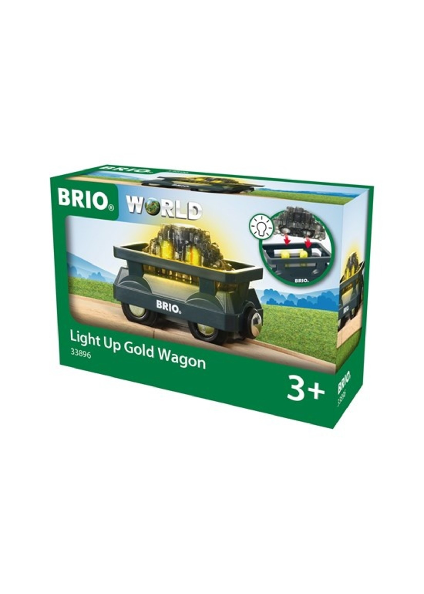 Brio 33896 - Light Up Gold Wagon