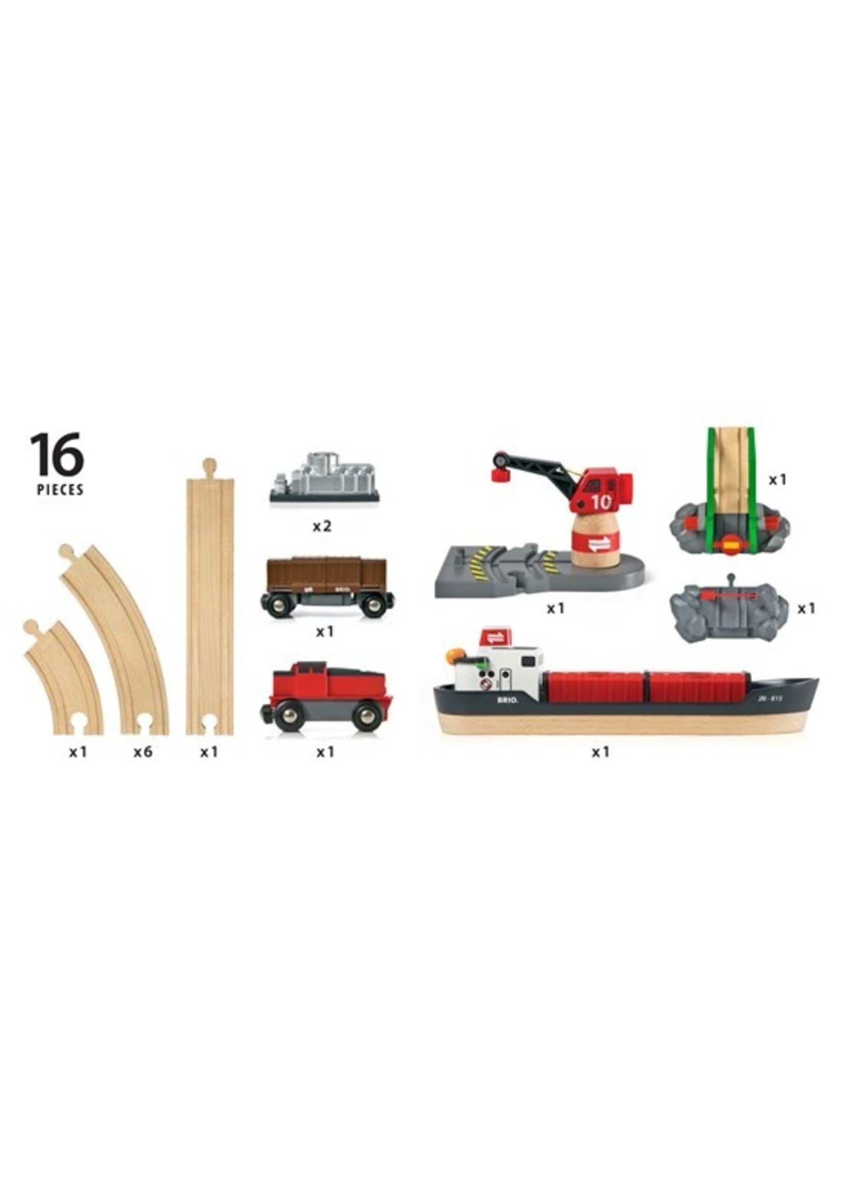 Brio 33061 - Cargo Harbour Set - Hub Hobby