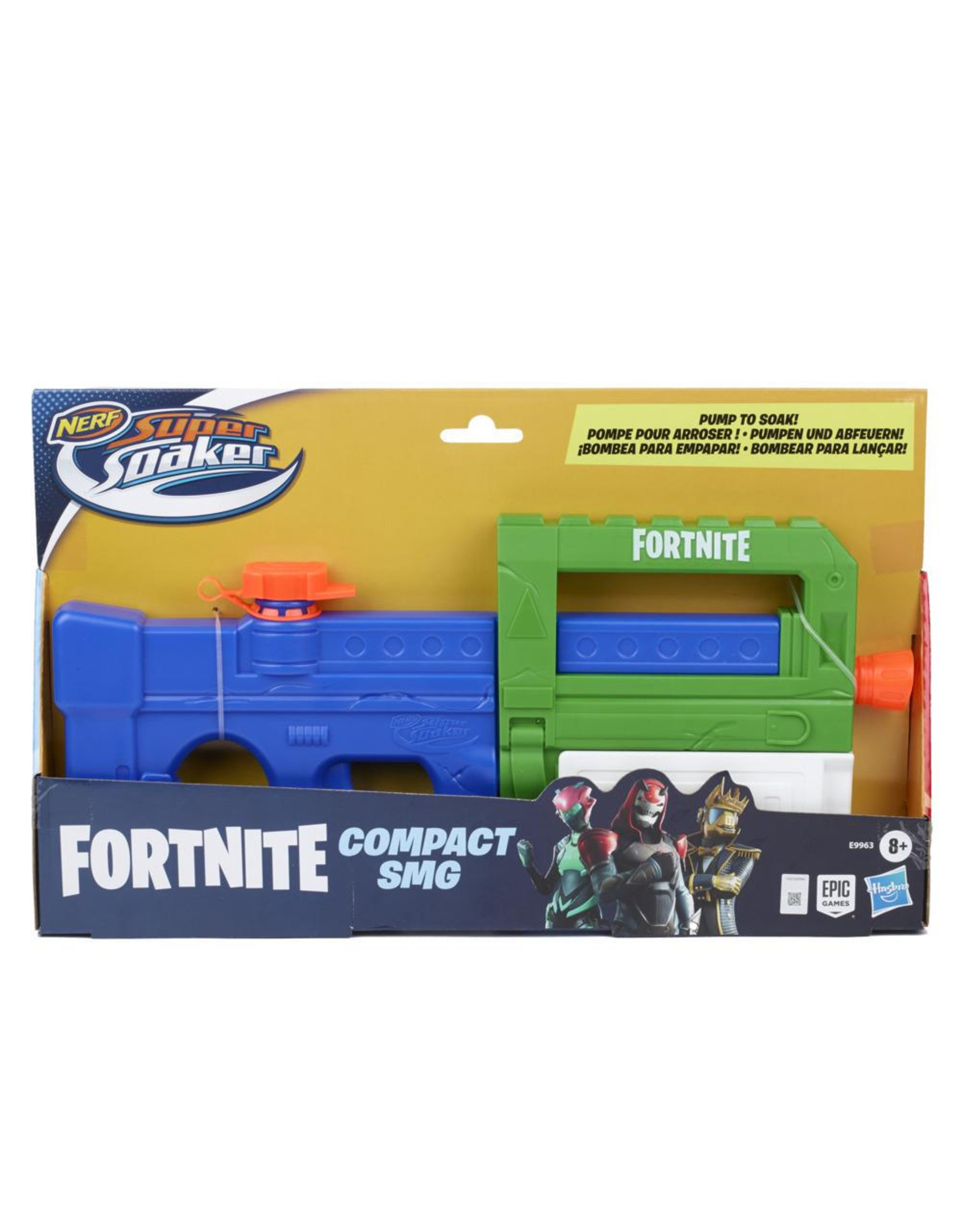 Nerf Super Soaker Fortnite Compact Smg Water Blaster Hub Hobby