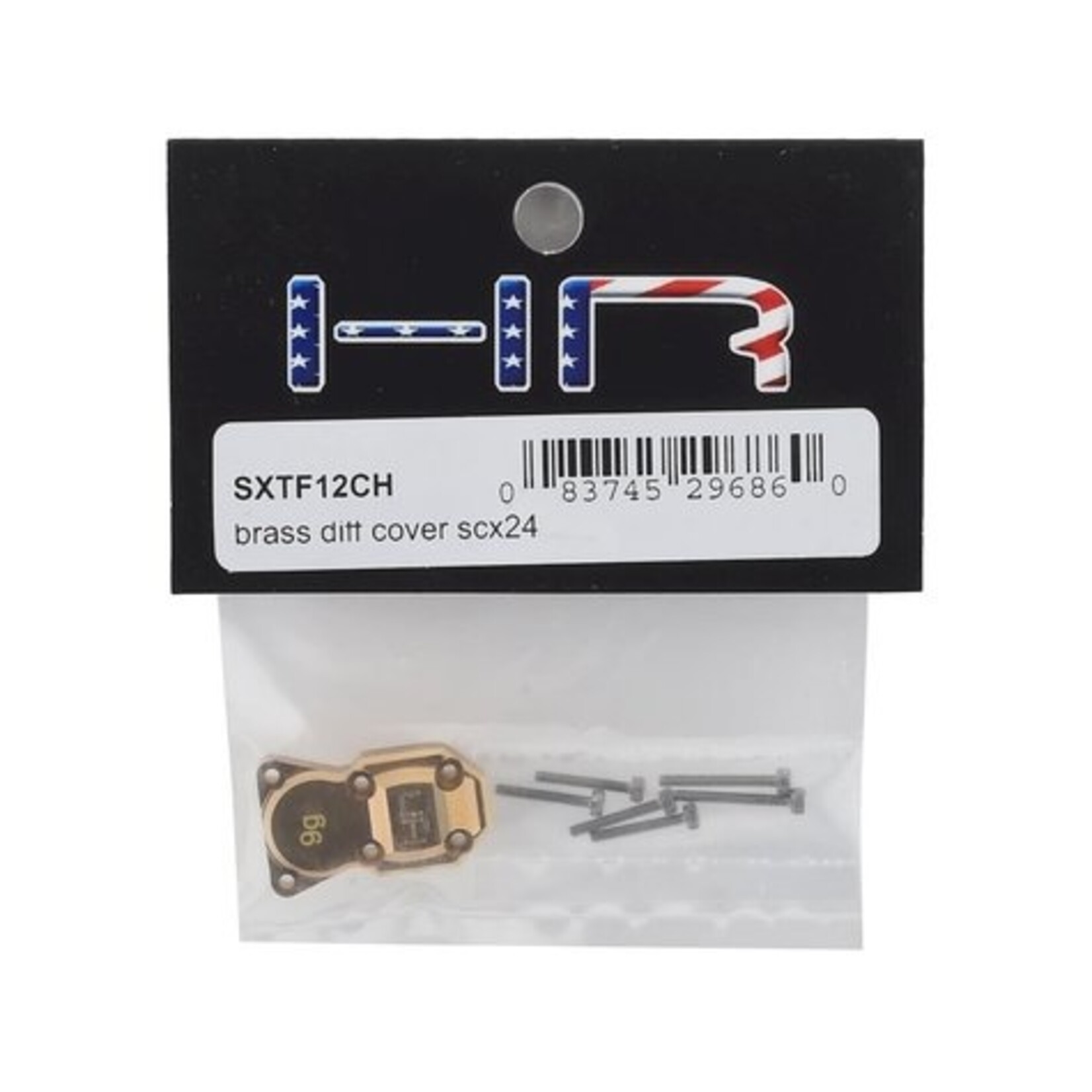 Hot Racing HRASCXF12CH- 9g Brass Diff Cover SCX24
