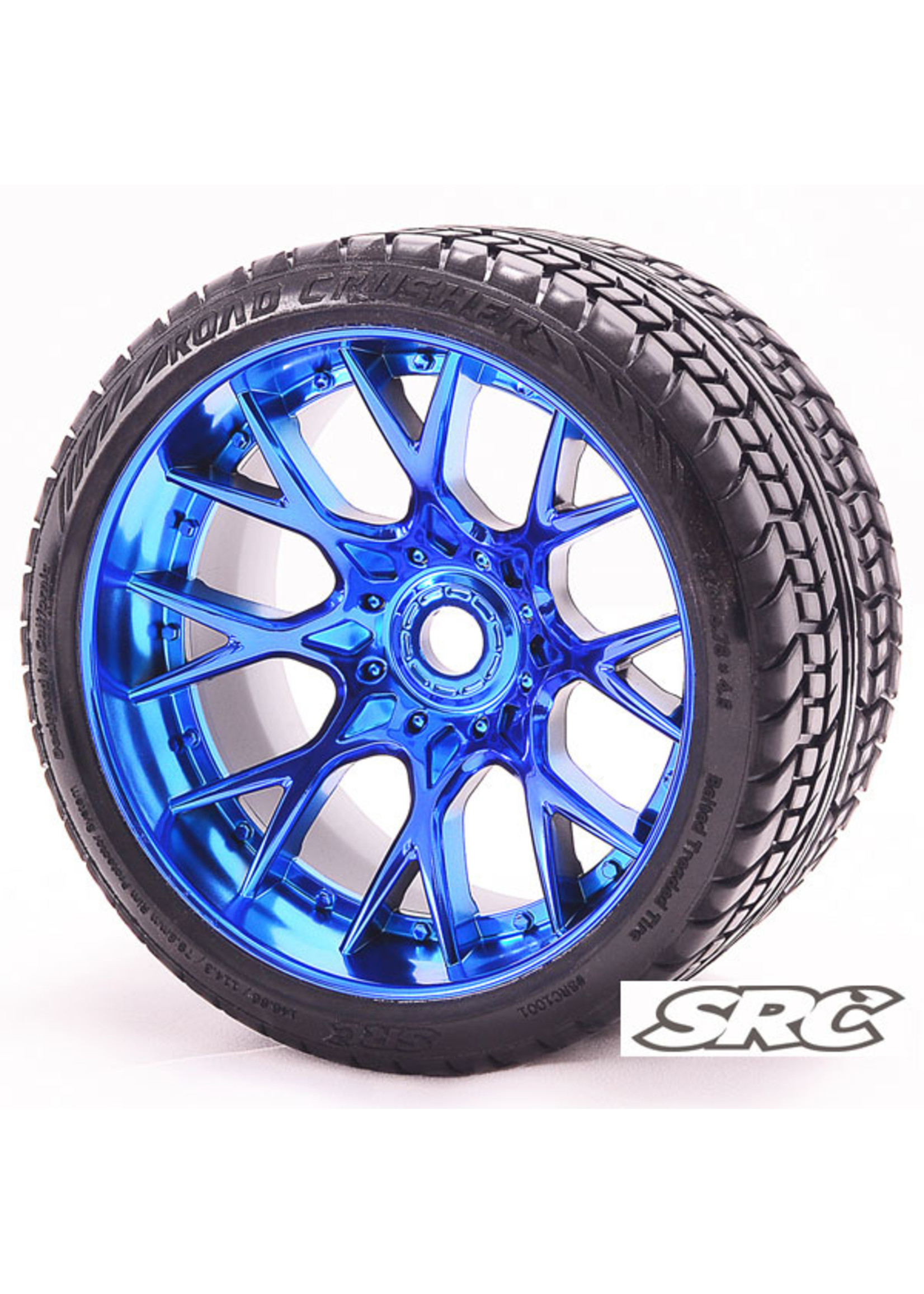 SWEEP C1001BC - MT Road Crusher Tire Blue Chrome
