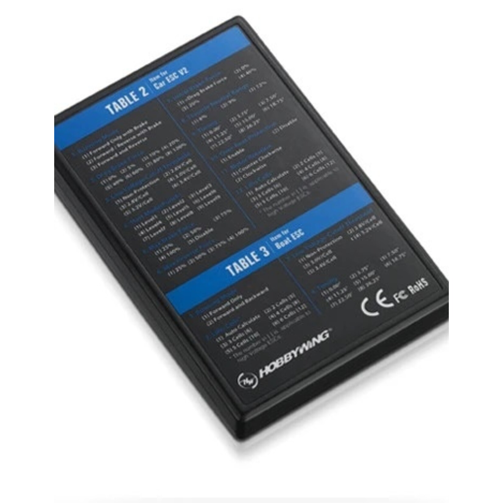 HobbyWing 30501003 - LED Program Card