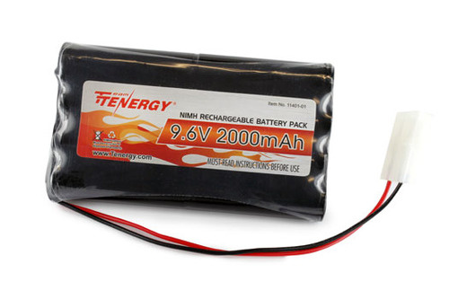 11401-01 - 9.6V 2000mAh NiMH High Capacity RC Toy Battery