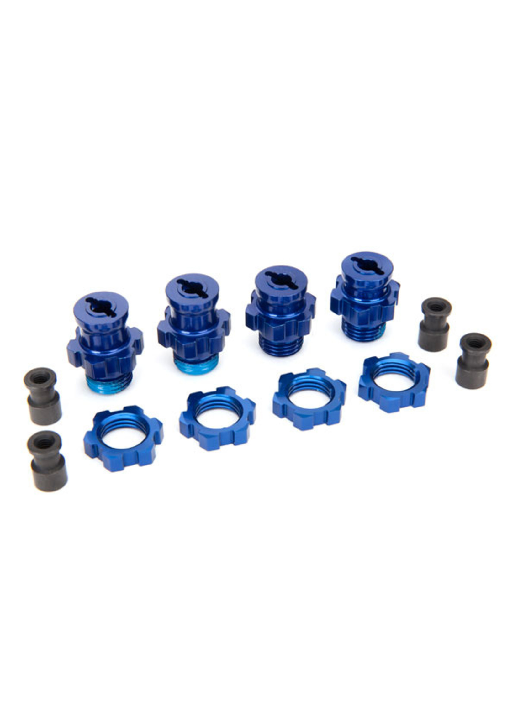 Traxxas 5853X - Wheel Hub Set, 17mm - Blue