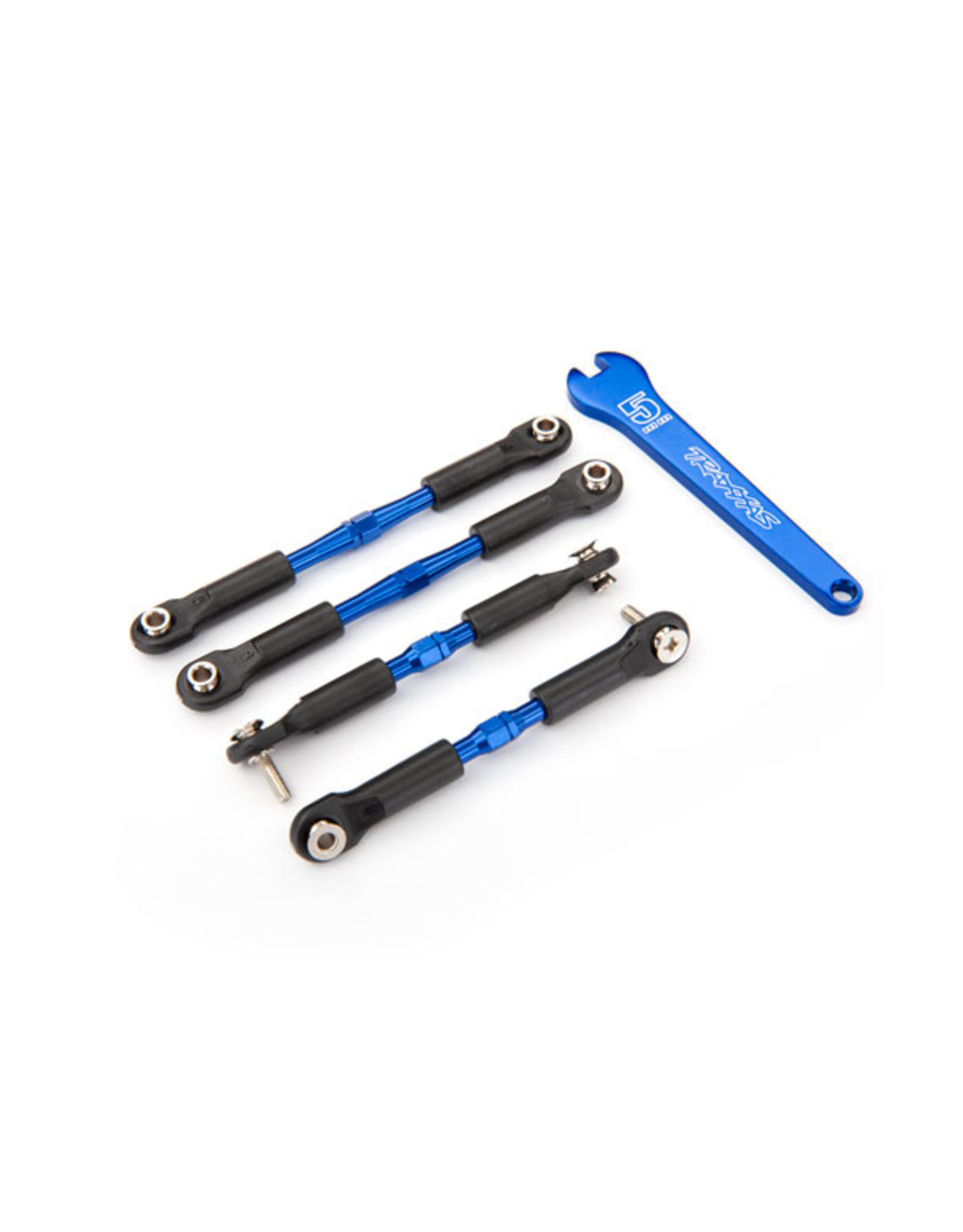 Traxxas 3741A Aluminum Turnbuckles, 39mm & 49mm Blue Hub Hobby