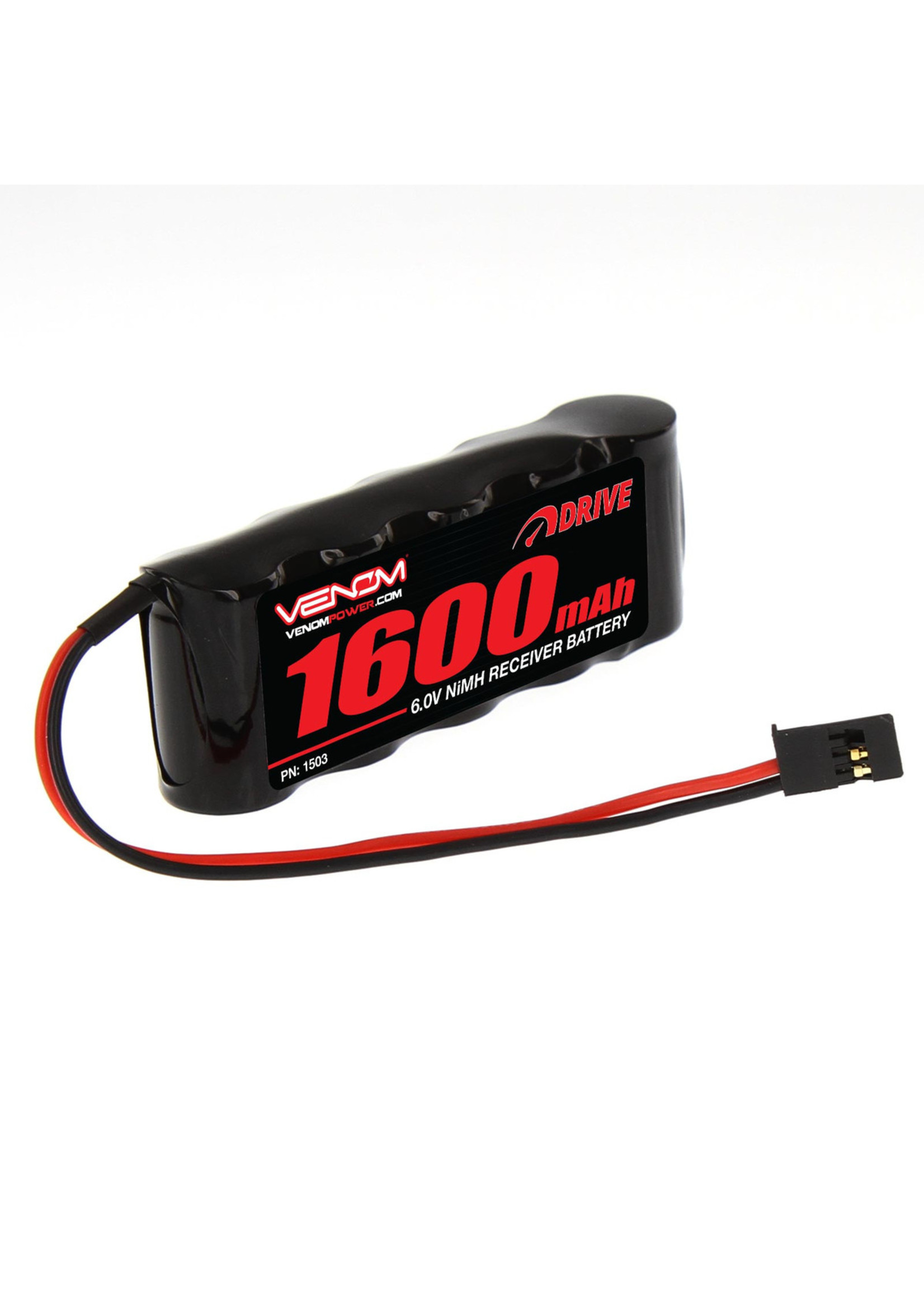 Venom Racing Venom - 6V 1600mAh 5-Cell Flat Receiver NiMH Battery