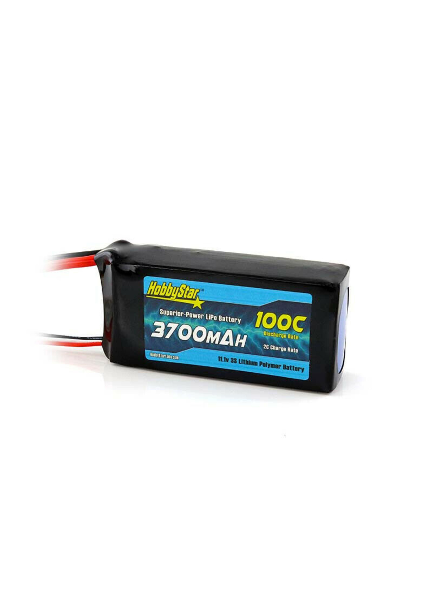 HobbyStar 11.1V 3700mAh 100C LiPo Battery - XT60 Plug