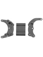 RPM 80902 - Rear Bumper Mount Black Slash 2WD - Black