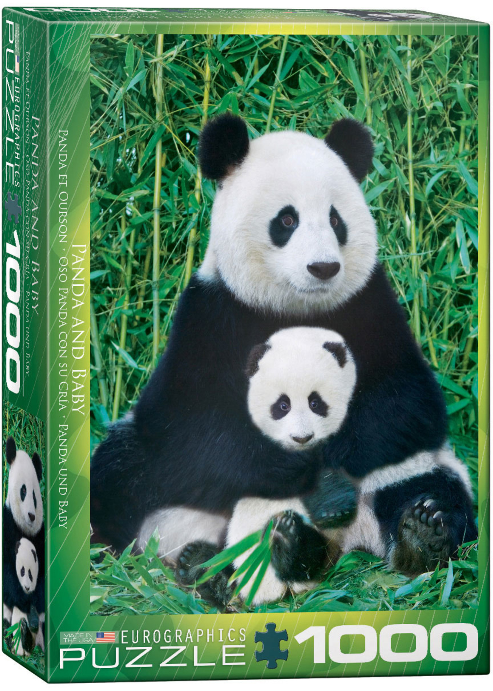 Eurographics Panda and Baby - 1000 Piece Puzzle