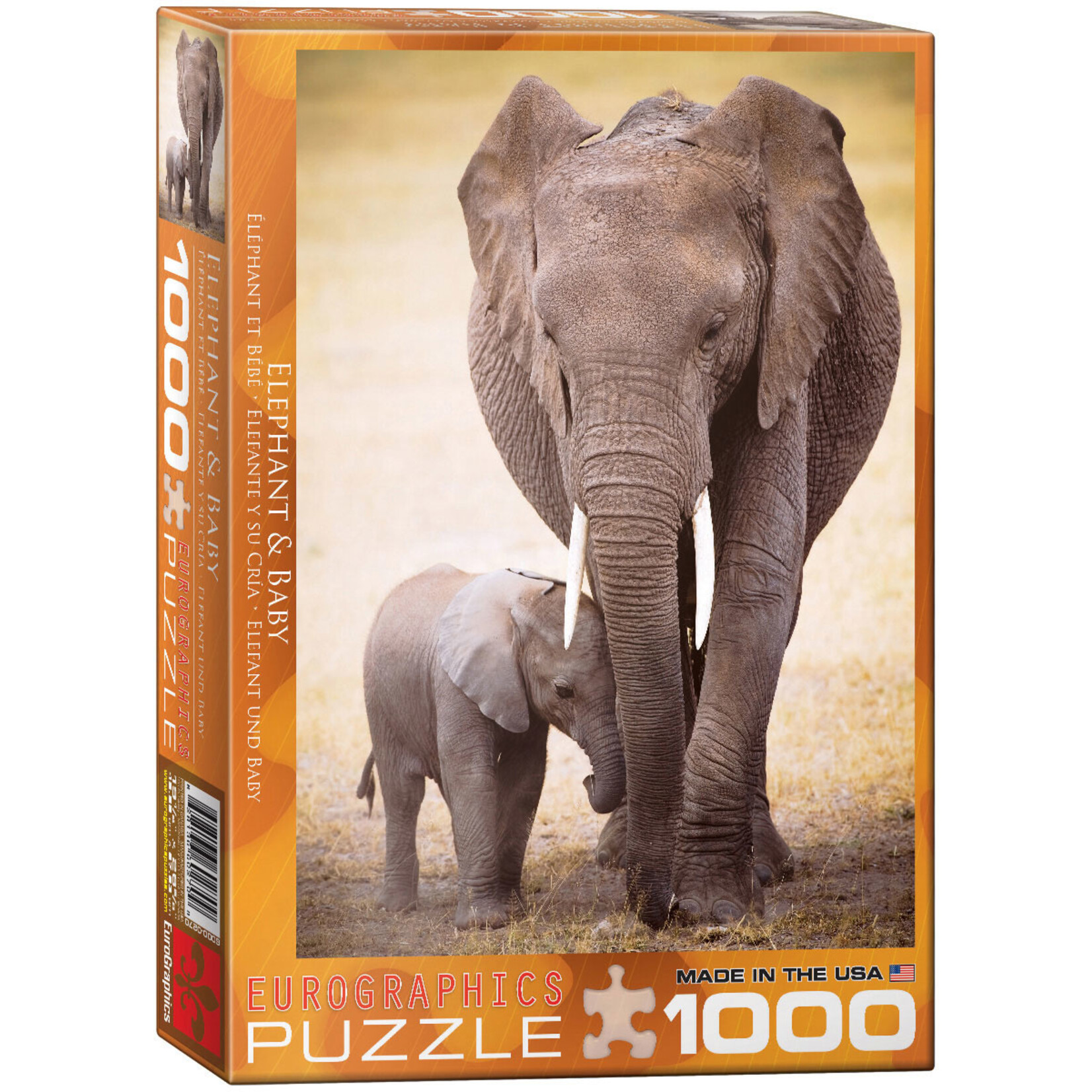 Eurographics Elephant and Baby - 1000 Piece Puzzle