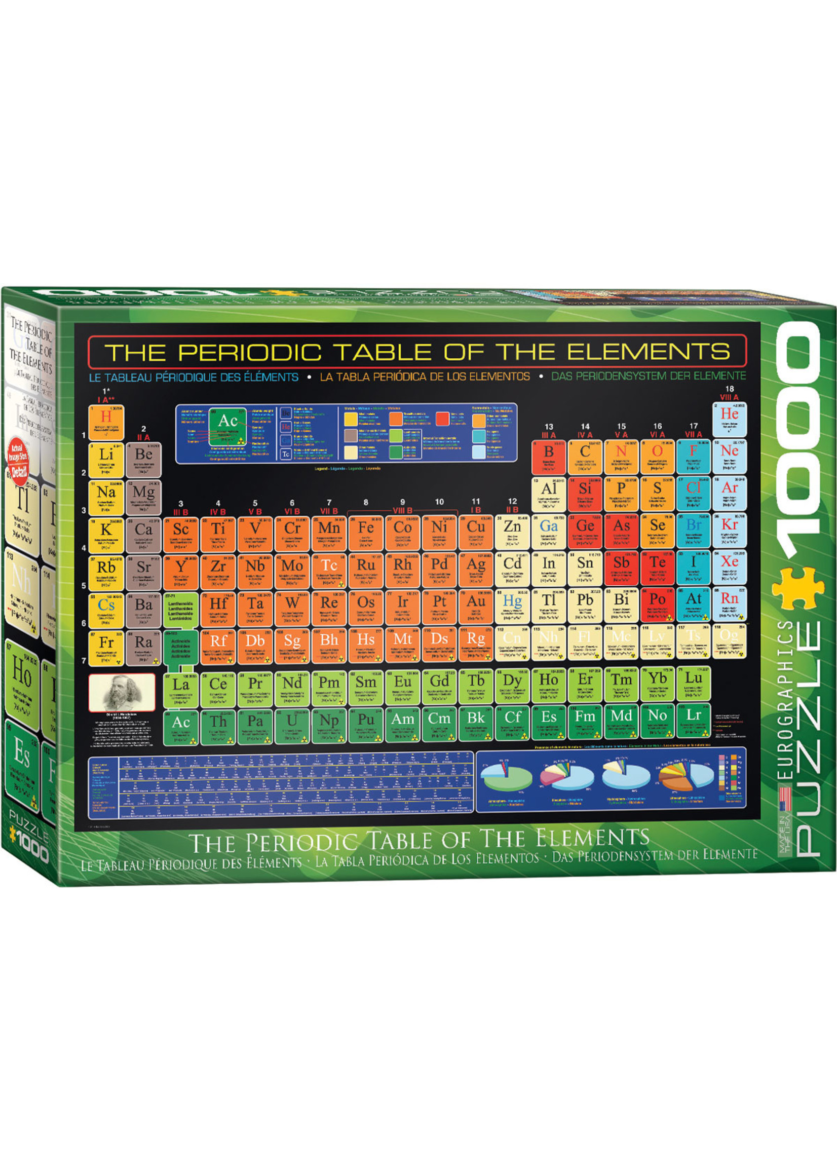 Eurographics The Periodic Table of Elements - 1000 Piece Puzzle