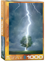 Eurographics Lightning Striking Tree - 1000 Piece Puzzle