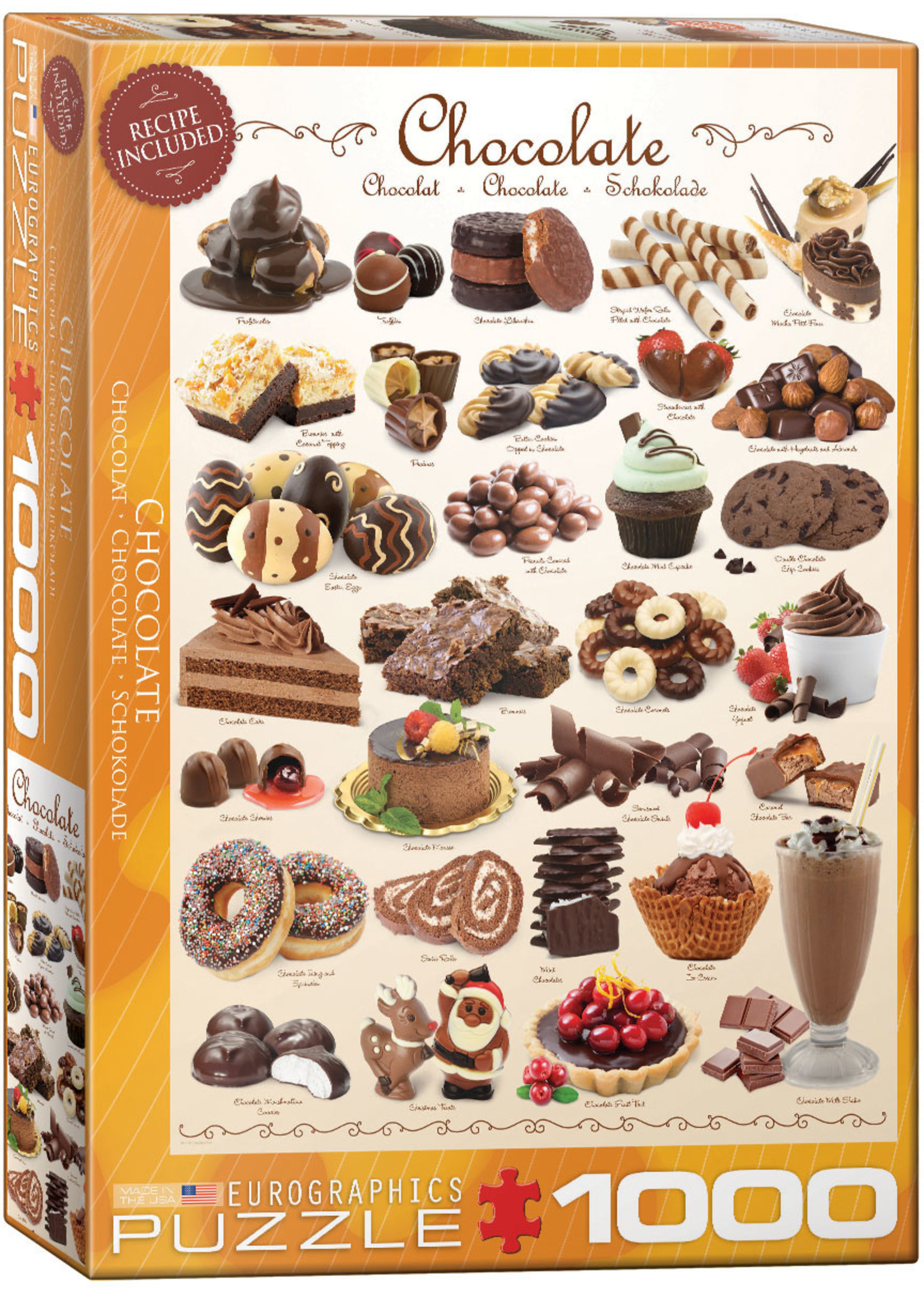 Eurographics Chocolate - 1000 Piece Puzzle