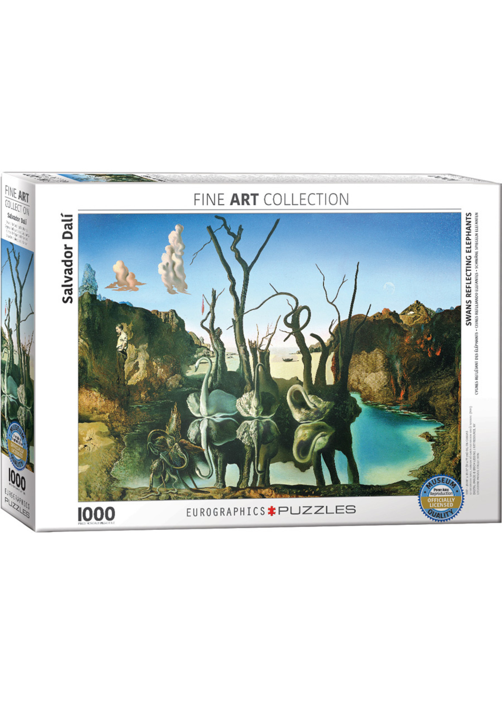 Eurographics Swans Reflecting Elephants - 1000 Piece Puzzle