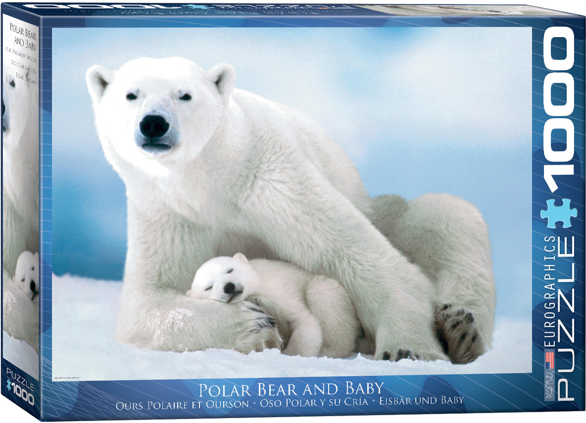Polar Bear and Baby - 1000 Piece Puzzle