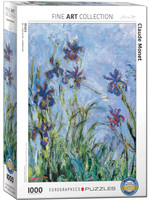 Eurographics Irises (Detail) by Claude Monet - 1000 Piece Puzzle