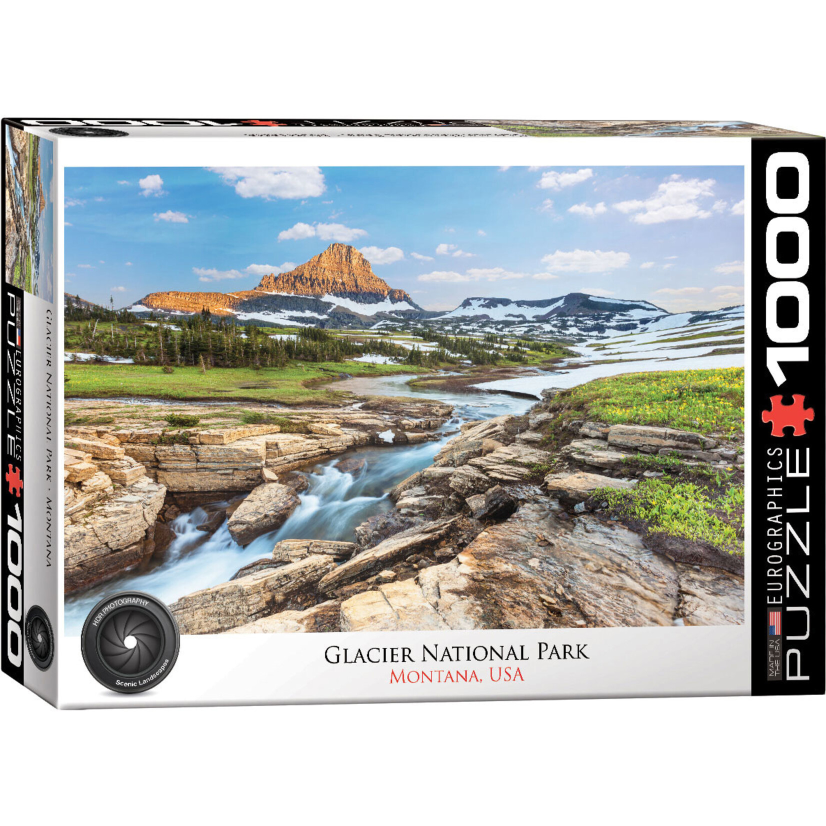 Eurographics Glacier National Park - 1000 Piece Puzzle