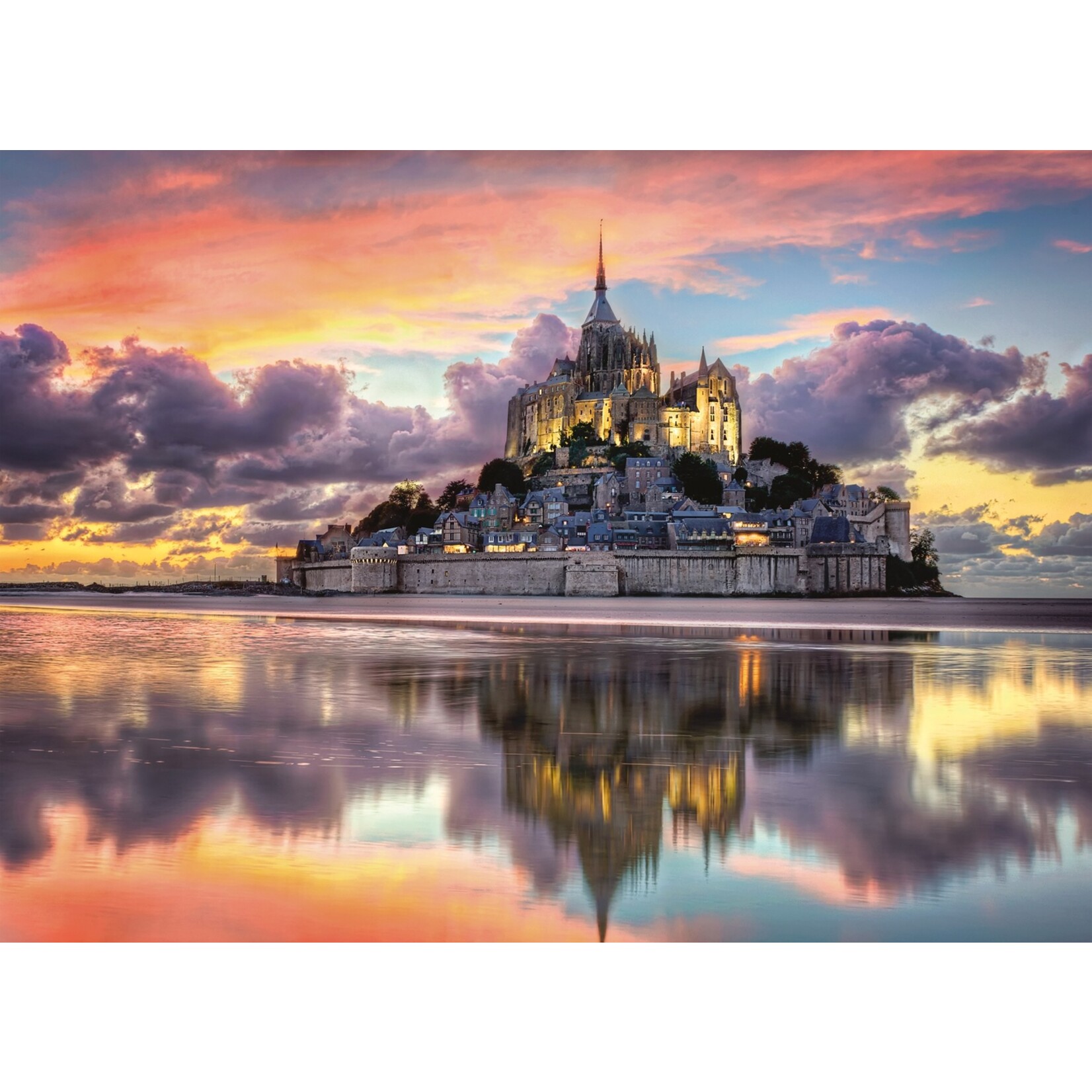 Clementoni Le magnifique Mont Saint-Michel - 1000 Piece Puzzle