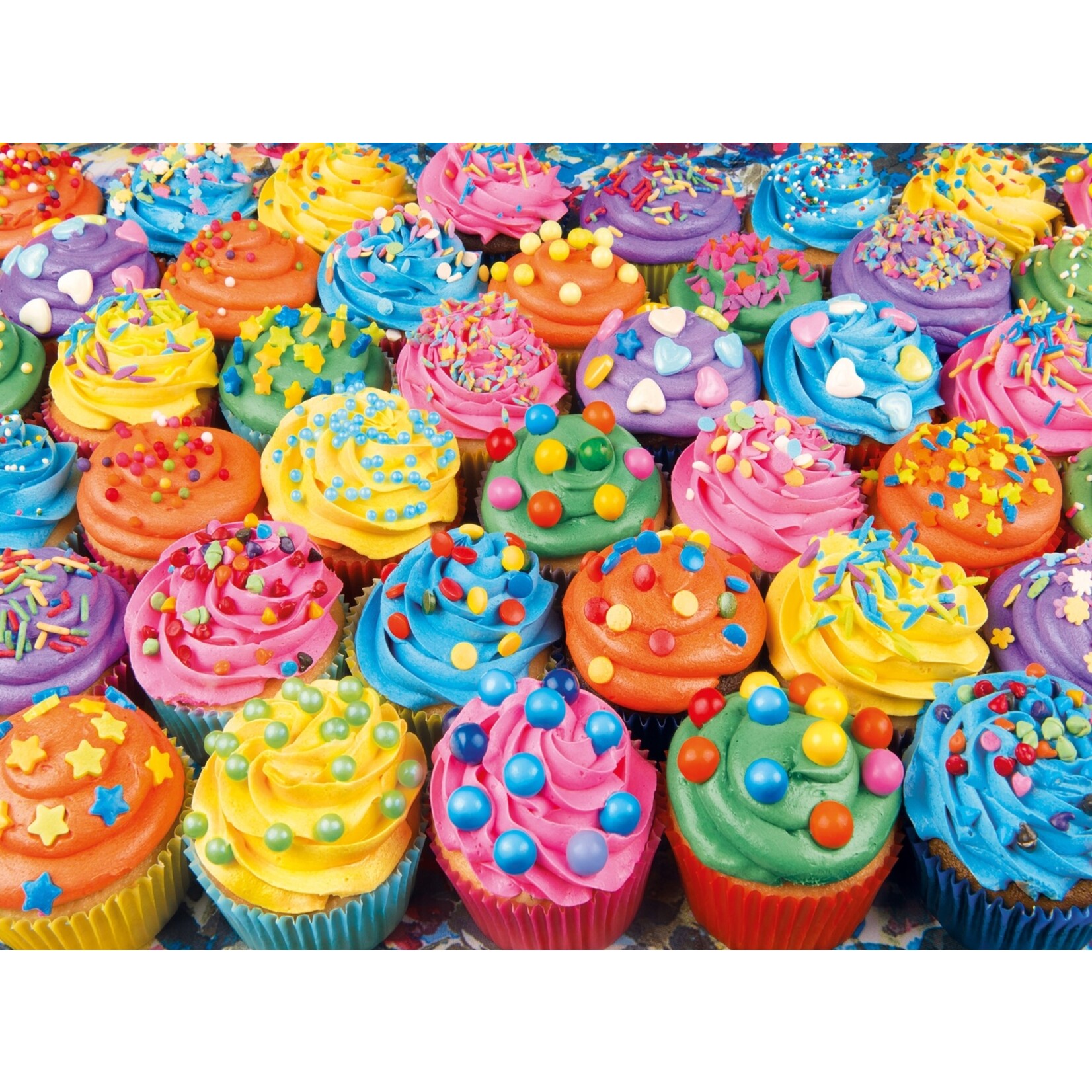 Clementoni Colorful Cupcakes - 500 Piece Puzzle