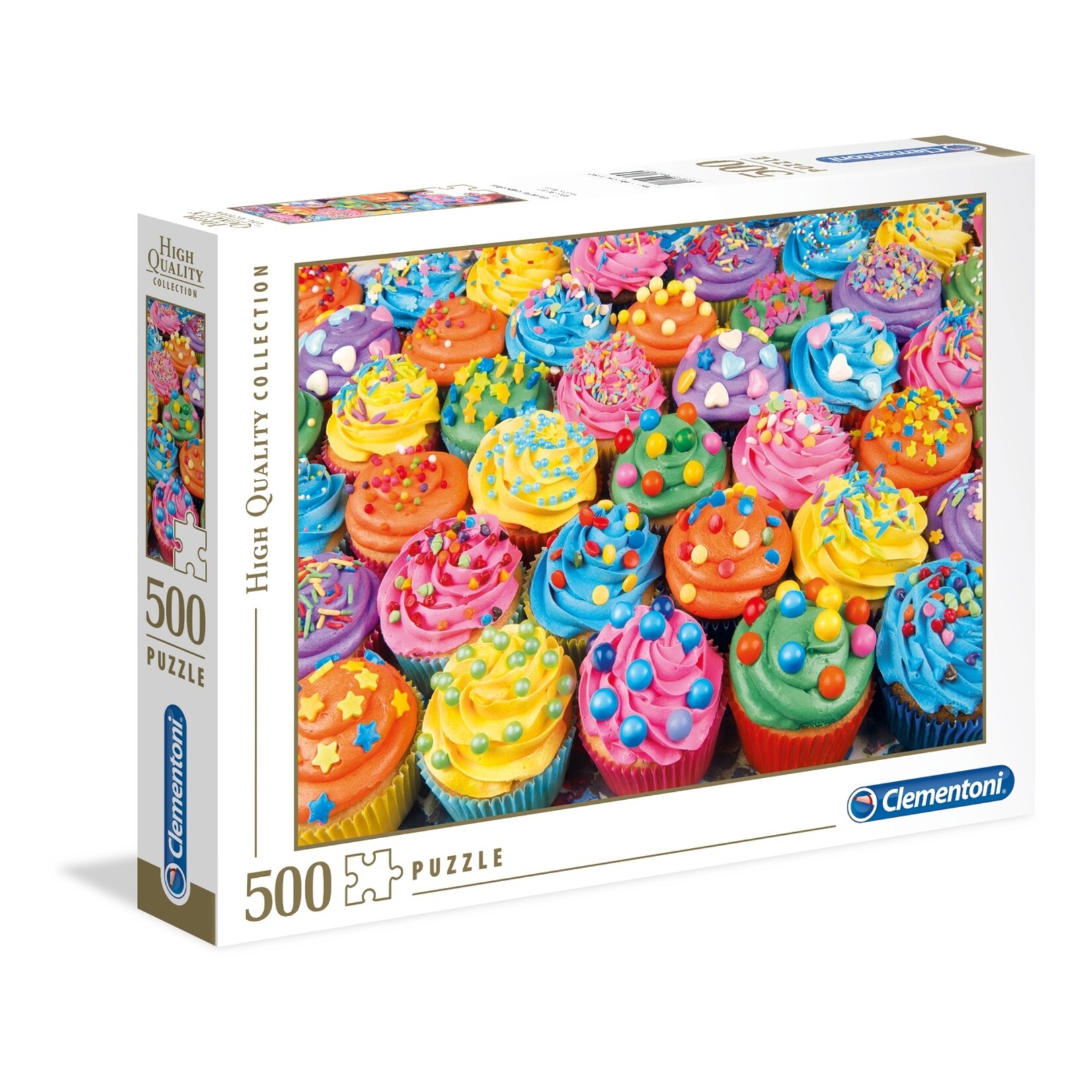 Clementoni Colorful Cupcakes - 500 Piece Puzzle